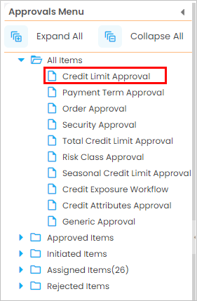 Using Approvals Tab